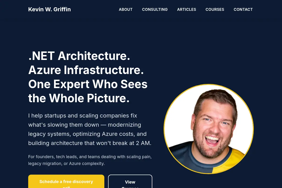 Kevin W. Griffin - Azure & .NET Architect