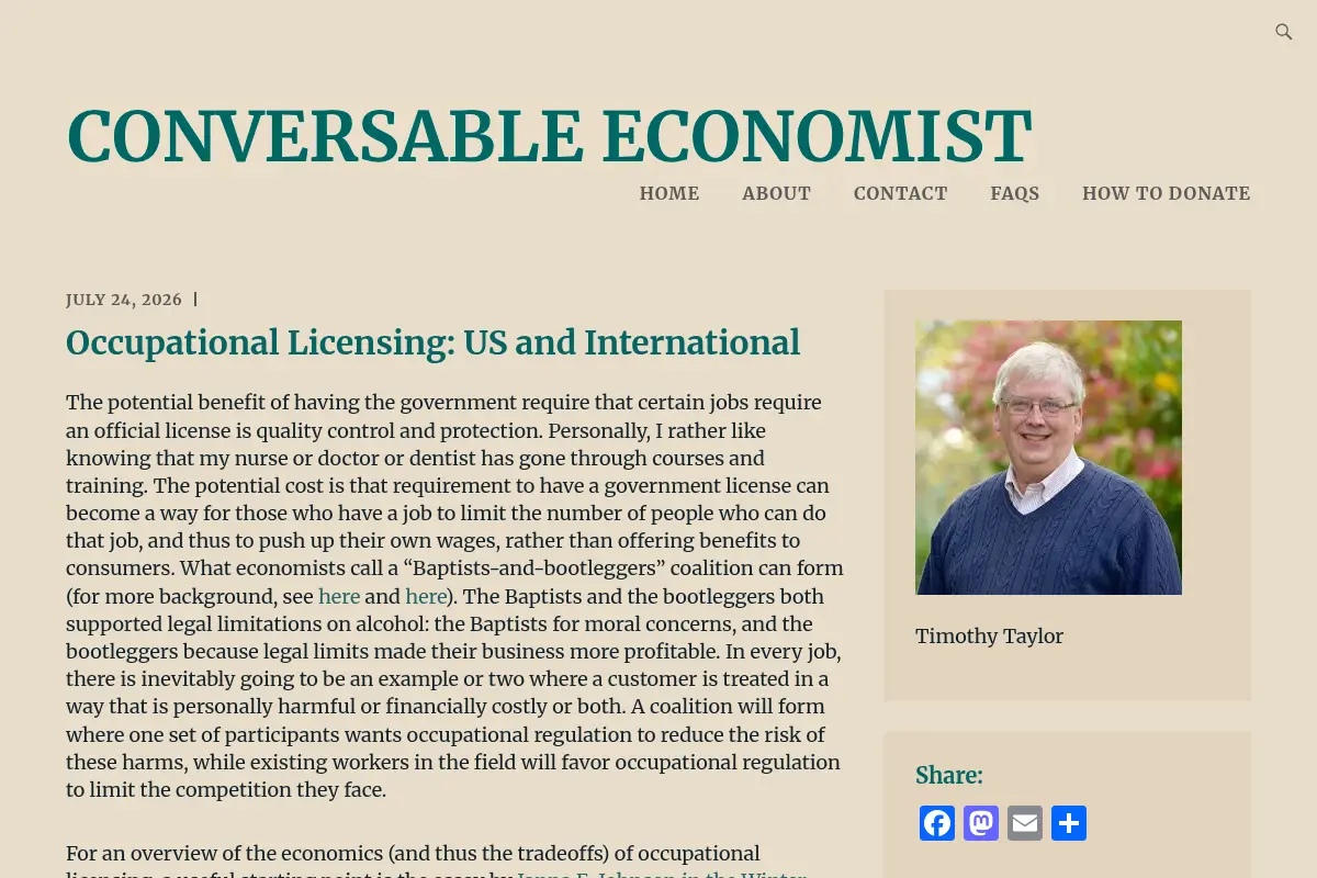 Conversable Economist