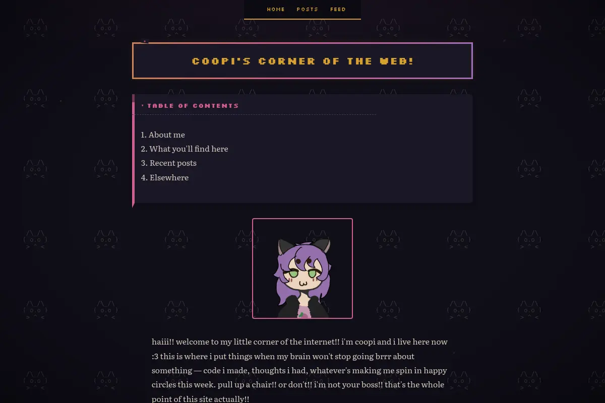 coopi's corner of the web!