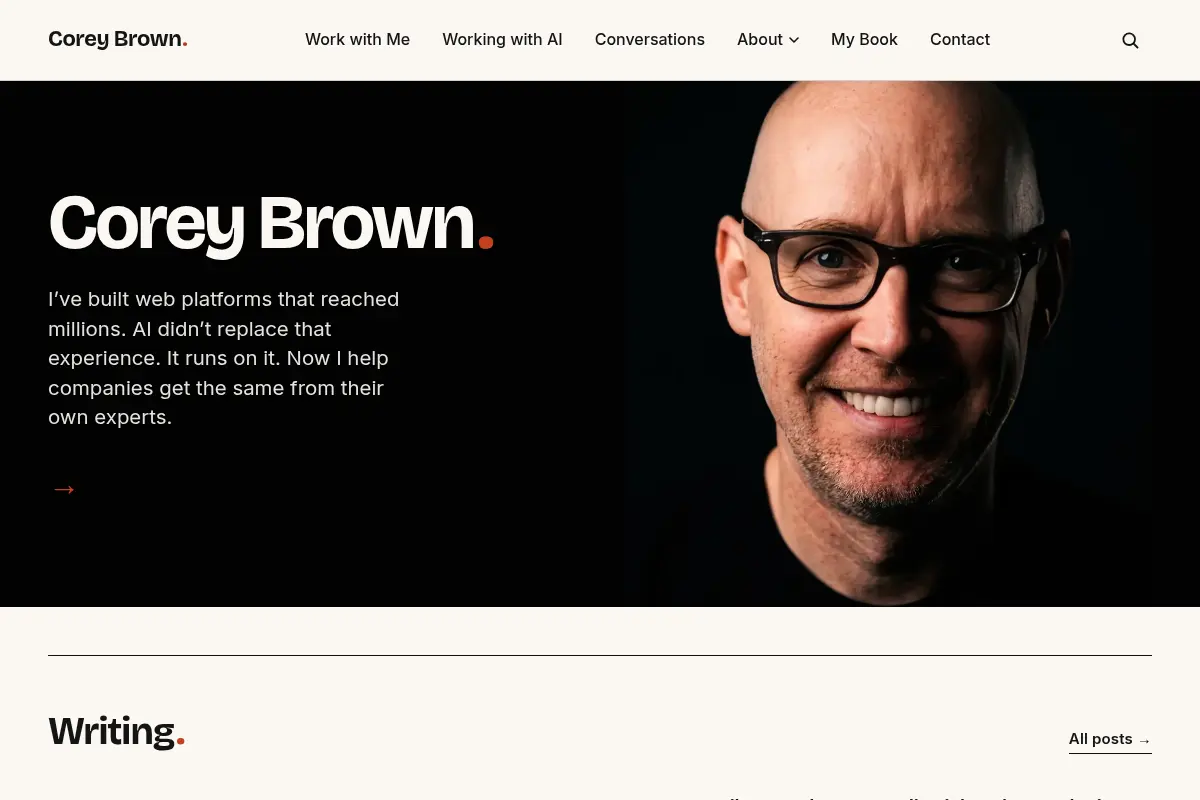 Corey Brown – AI Consultant & Author