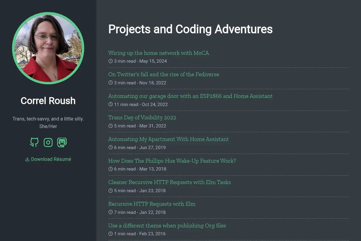 Projects and Coding Adventures