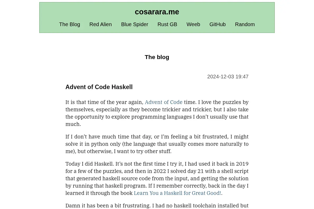 cosarara's blog