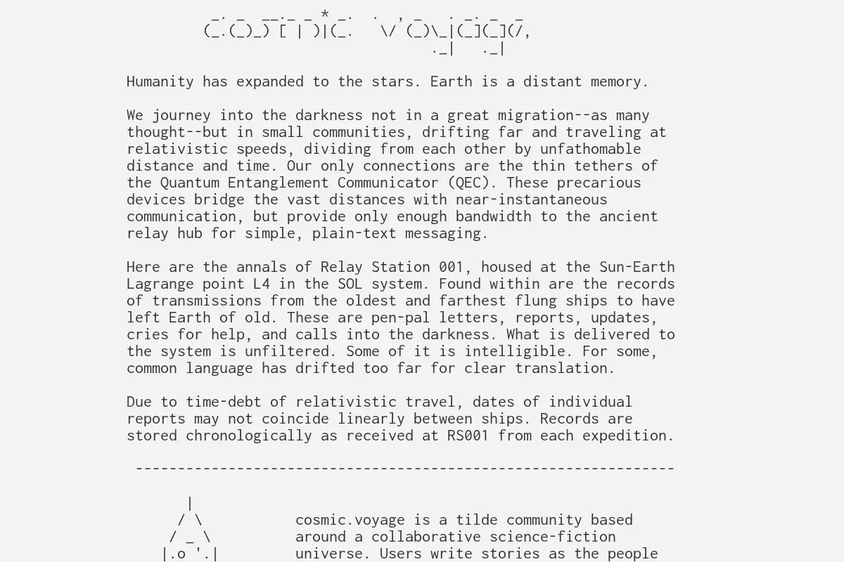 Cosmic Voyage - Messages from Humanity's Stellar Diaspora