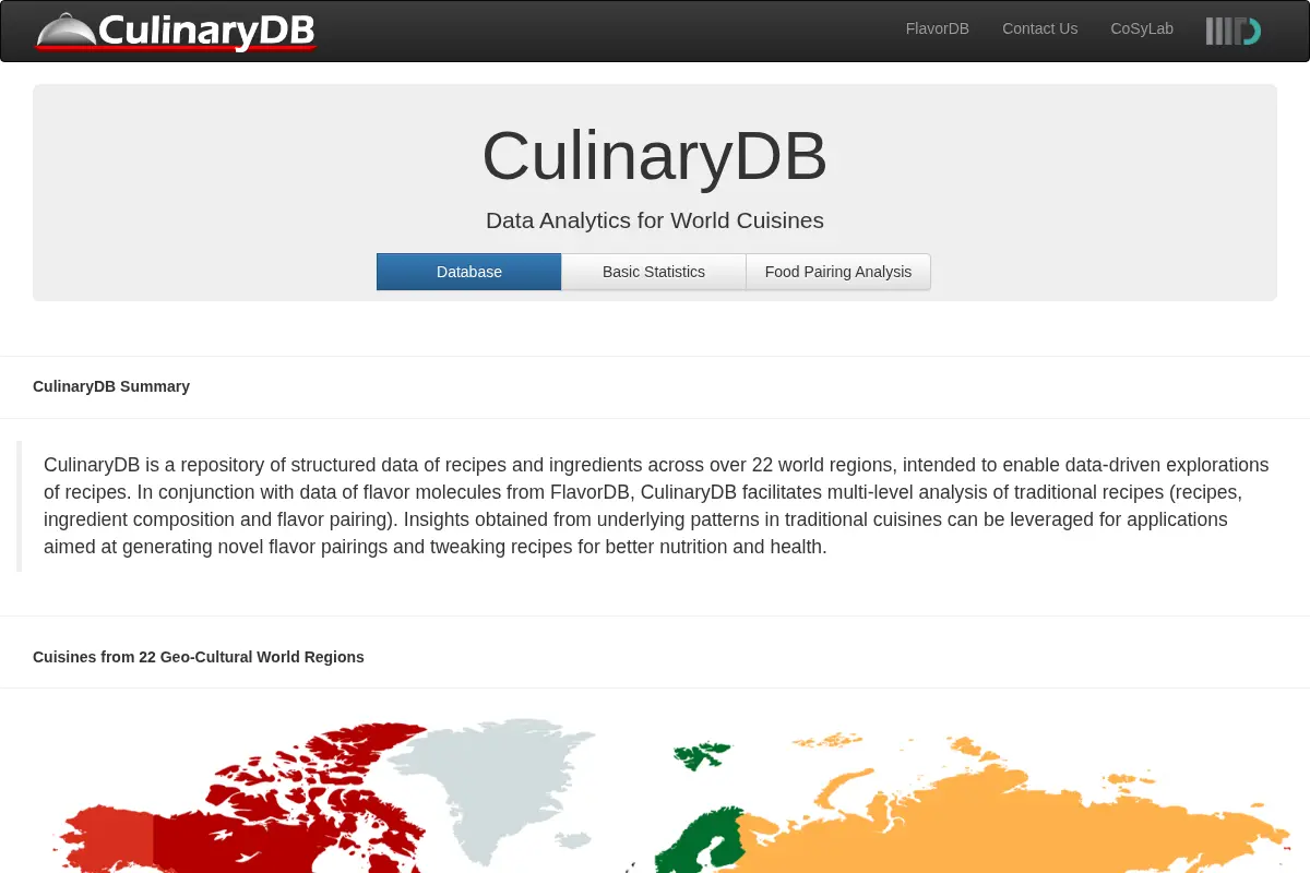 CulinaryDB