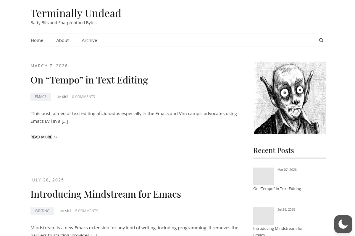 Terminally Undead – Batty Bits and Sharptoothed Bytes