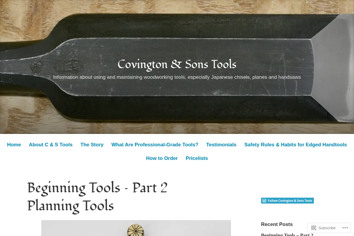 Covington & Sons Tools