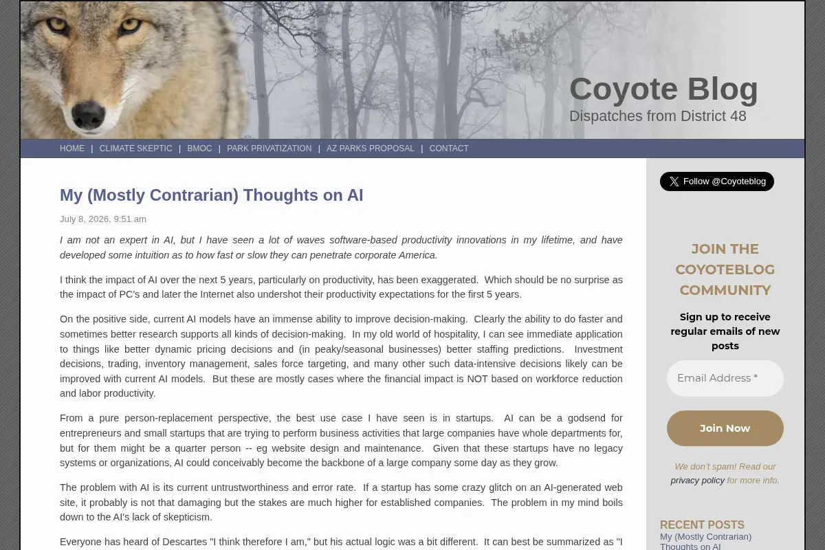 Coyote Blog