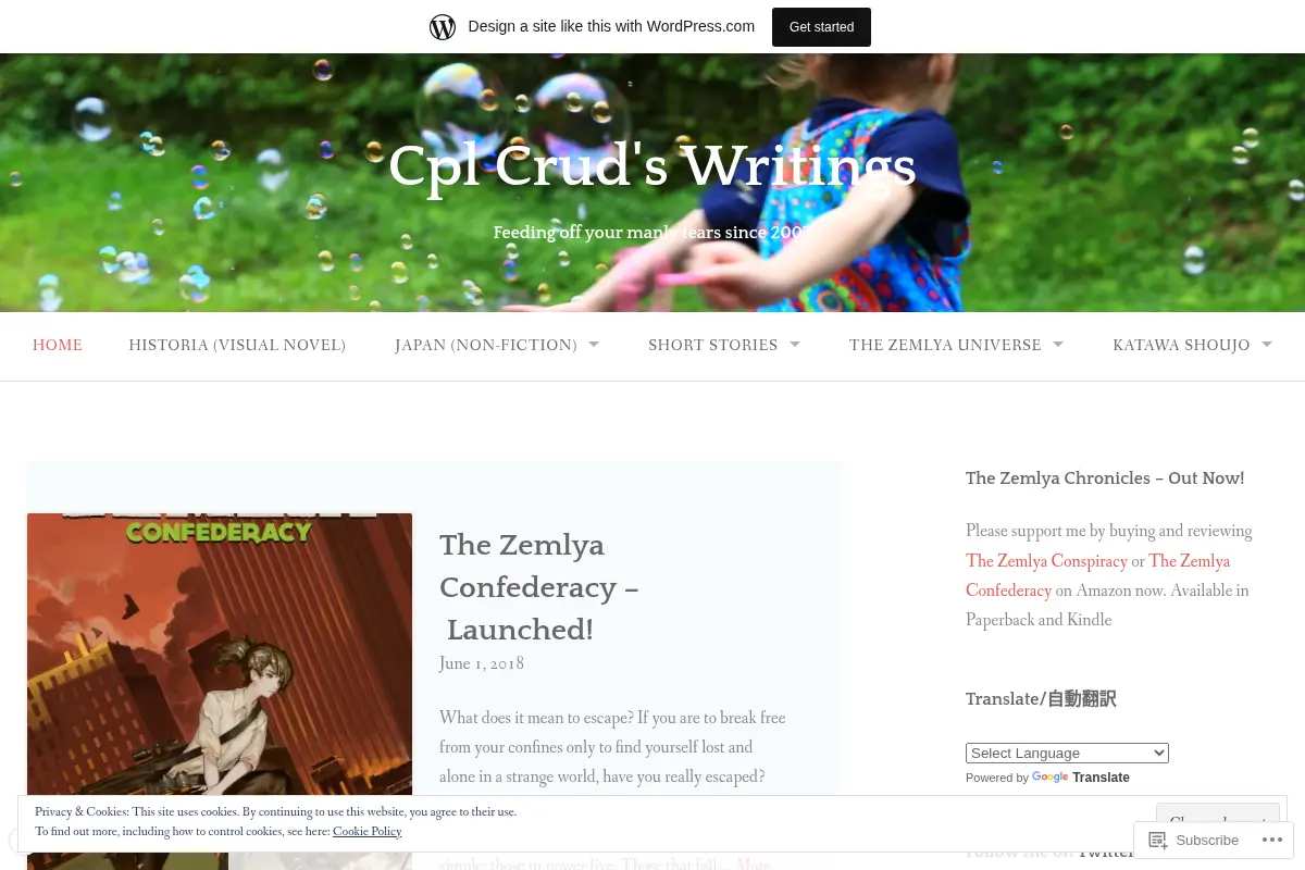 Cpl Crud's Writings
