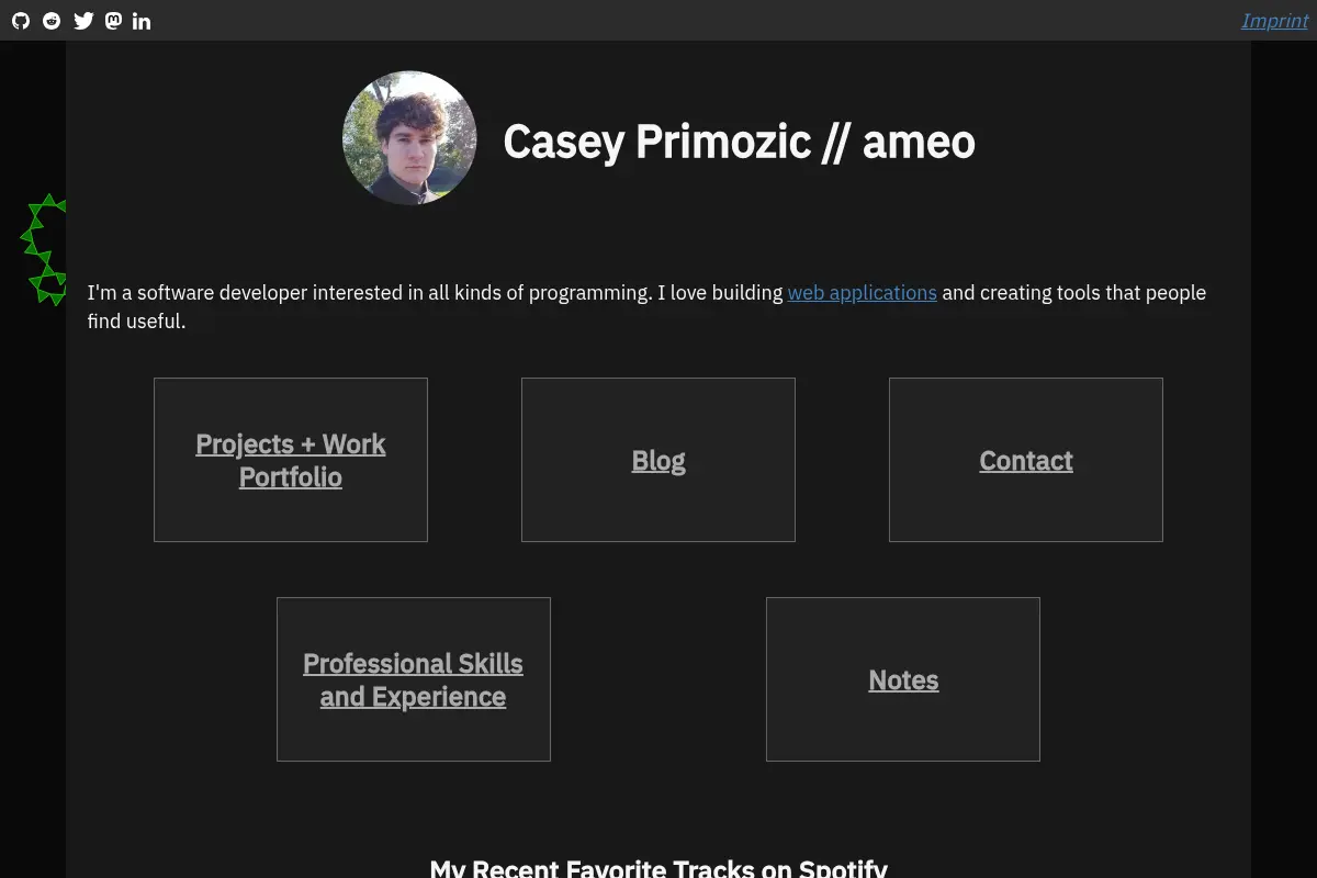 Casey Primozic's Homepage