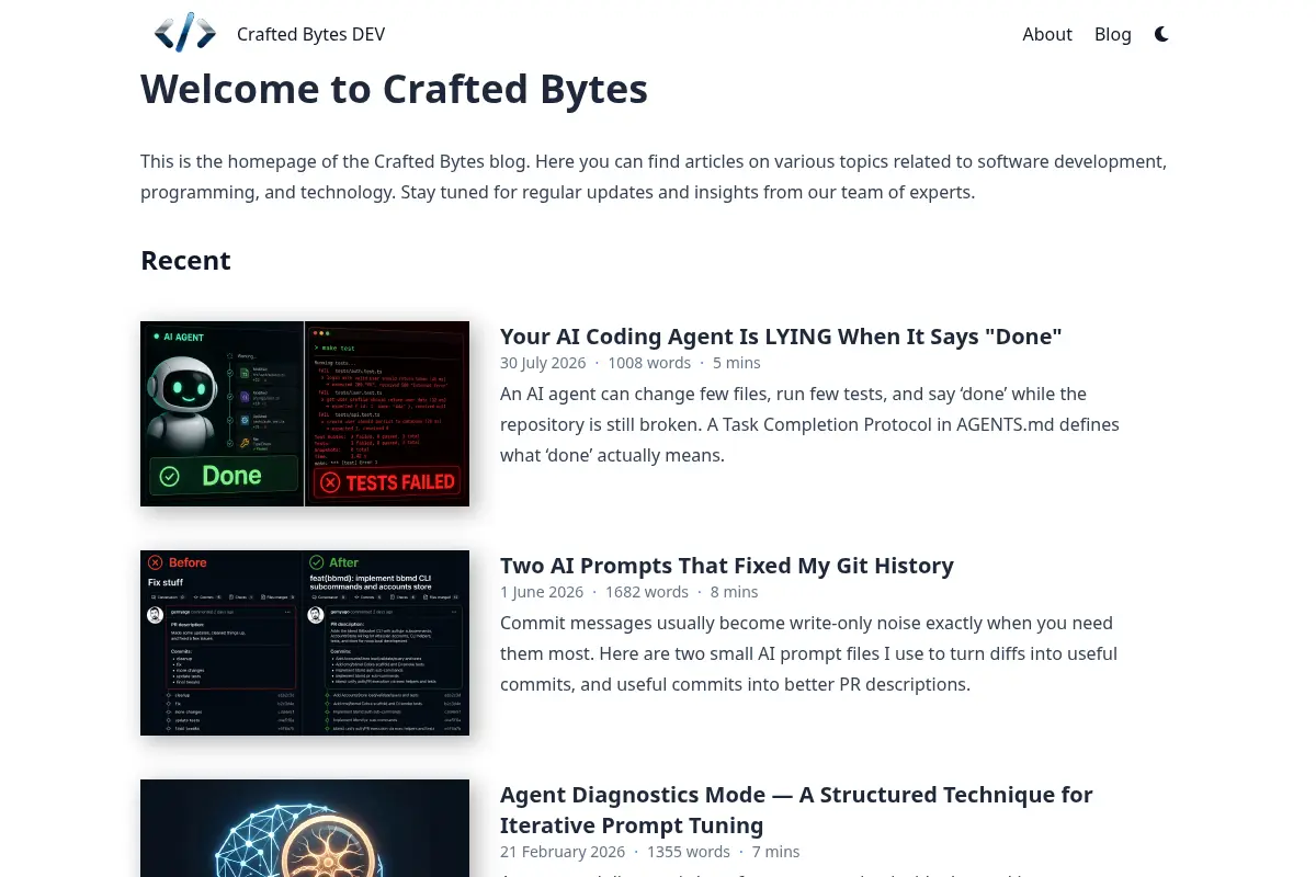 Crafted Bytes DEV