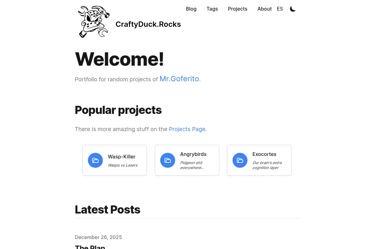 CraftyDuck.Rocks