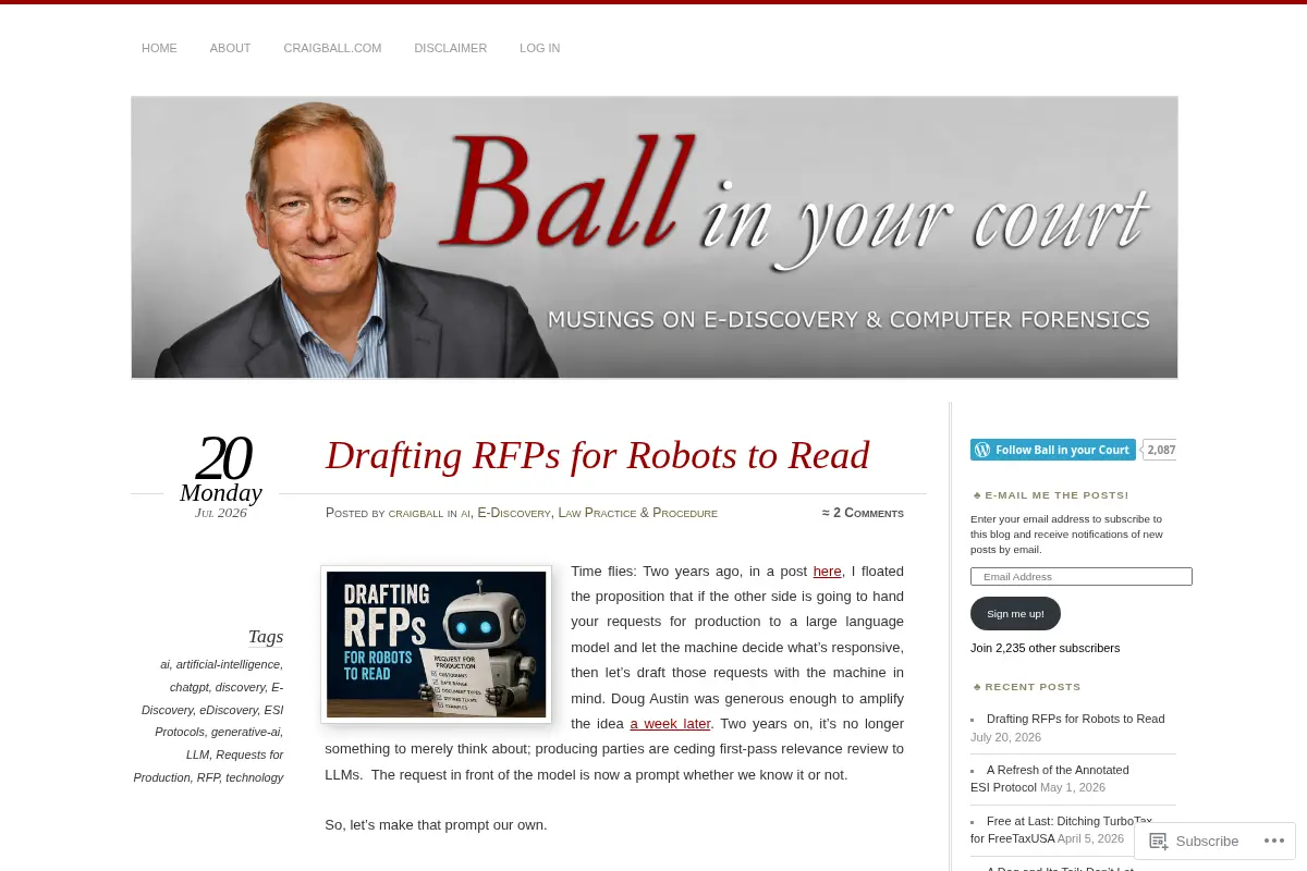Ball in your Court