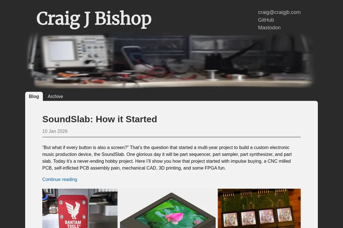 Blog · Craig J. Bishop