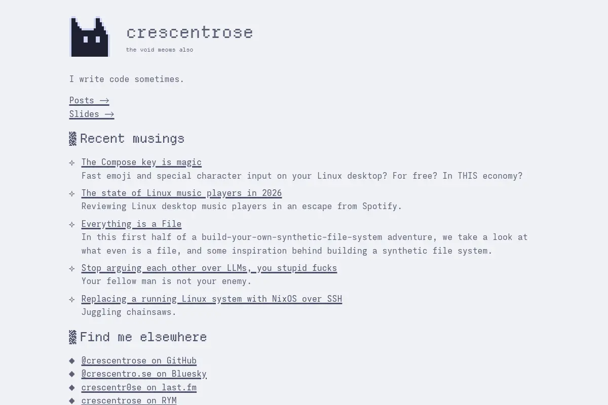 crescentrose