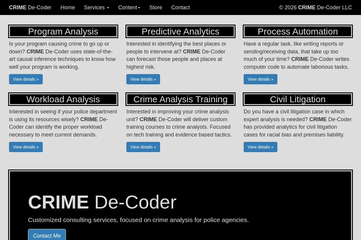 CRIME De-Coder