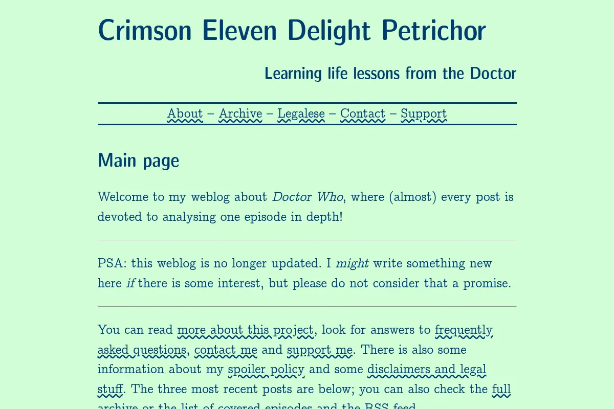 Crimson Eleven Delight Petrichor