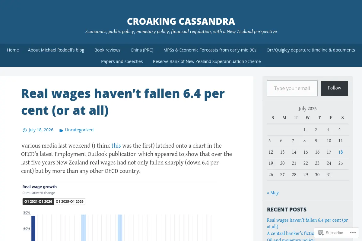 croaking cassandra