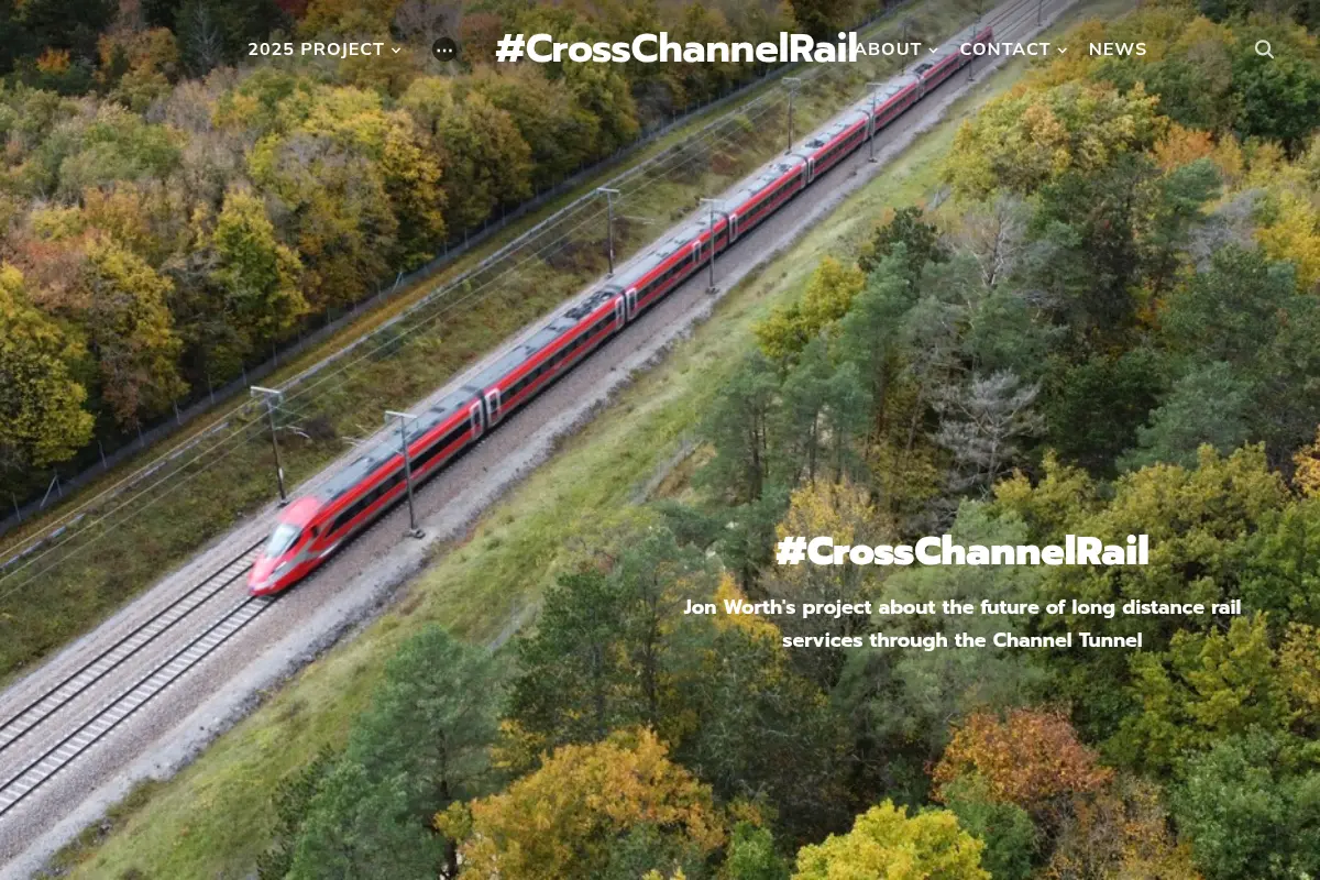 CrossChannelRail – Jon Worth's Channel Tunnel Project