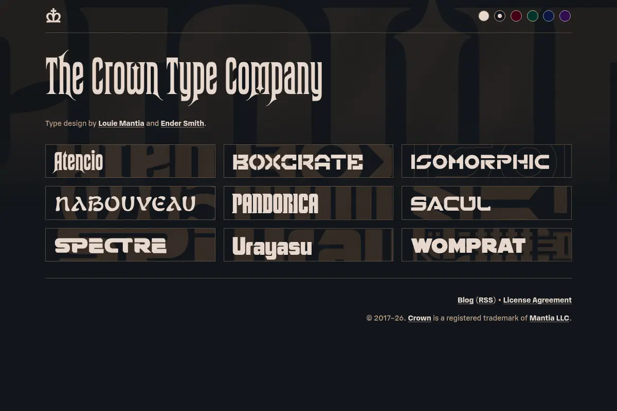 The Crown Type Company