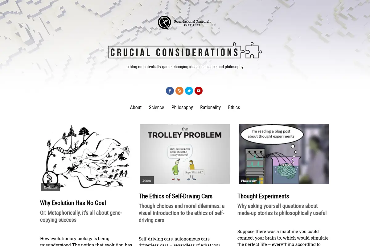 Crucial Considerations