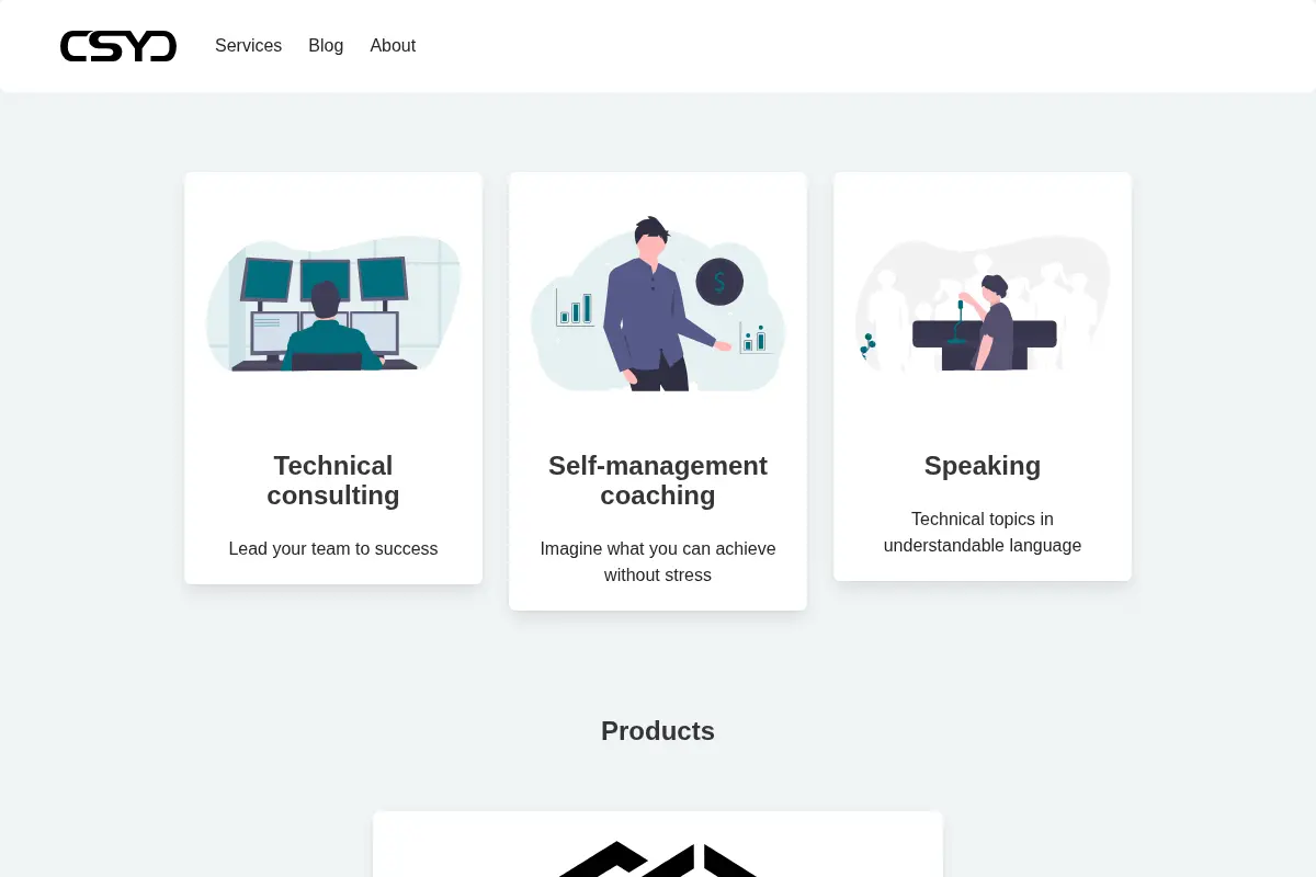CS SYD: Technical Consulting, Self-management and Blog