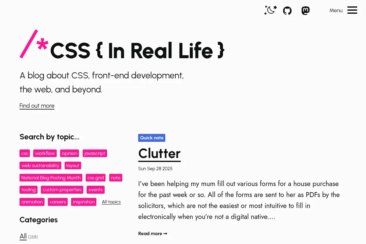 CSS { In Real Life }
