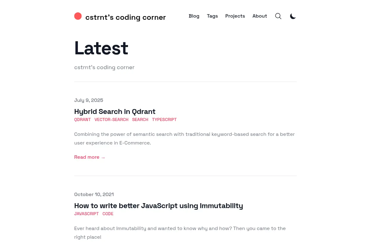 cstrnt's coding corner