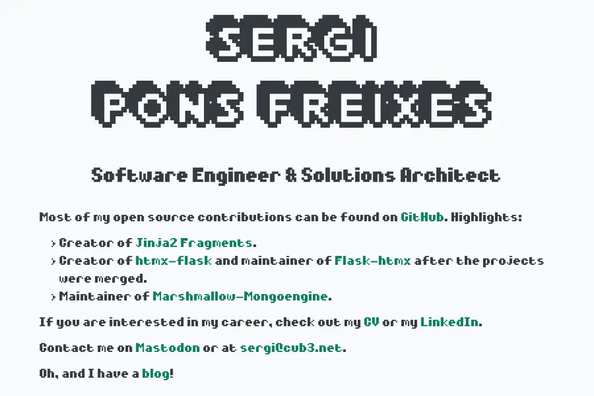 Sergi Pons Freixes Portfolio