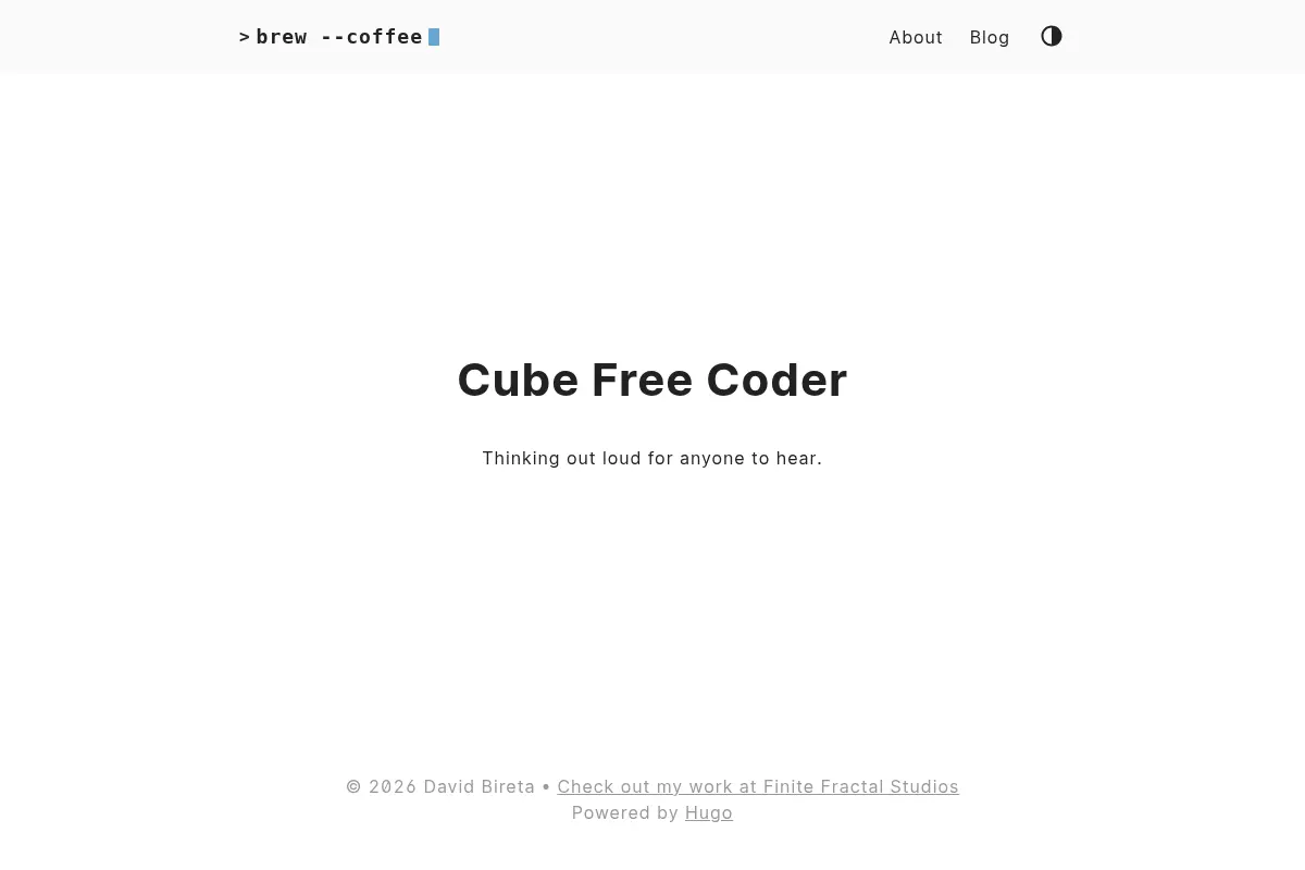Cube Free Coder