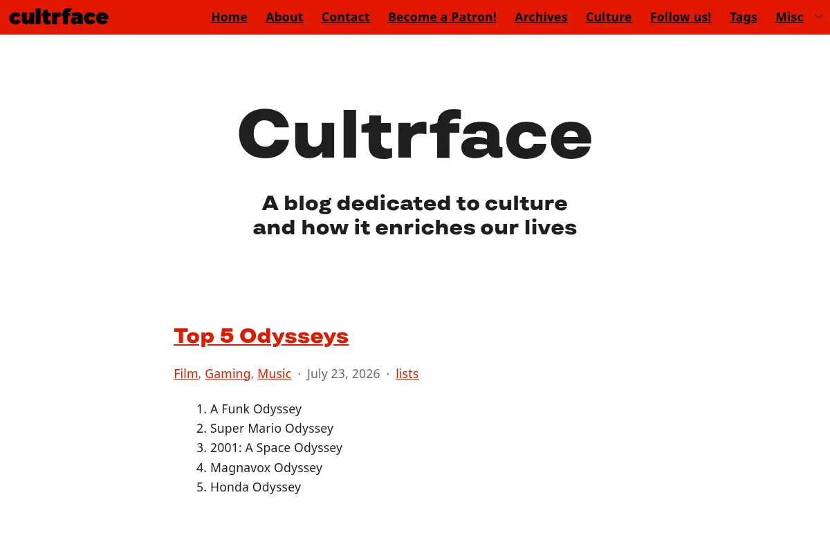 Cultrface