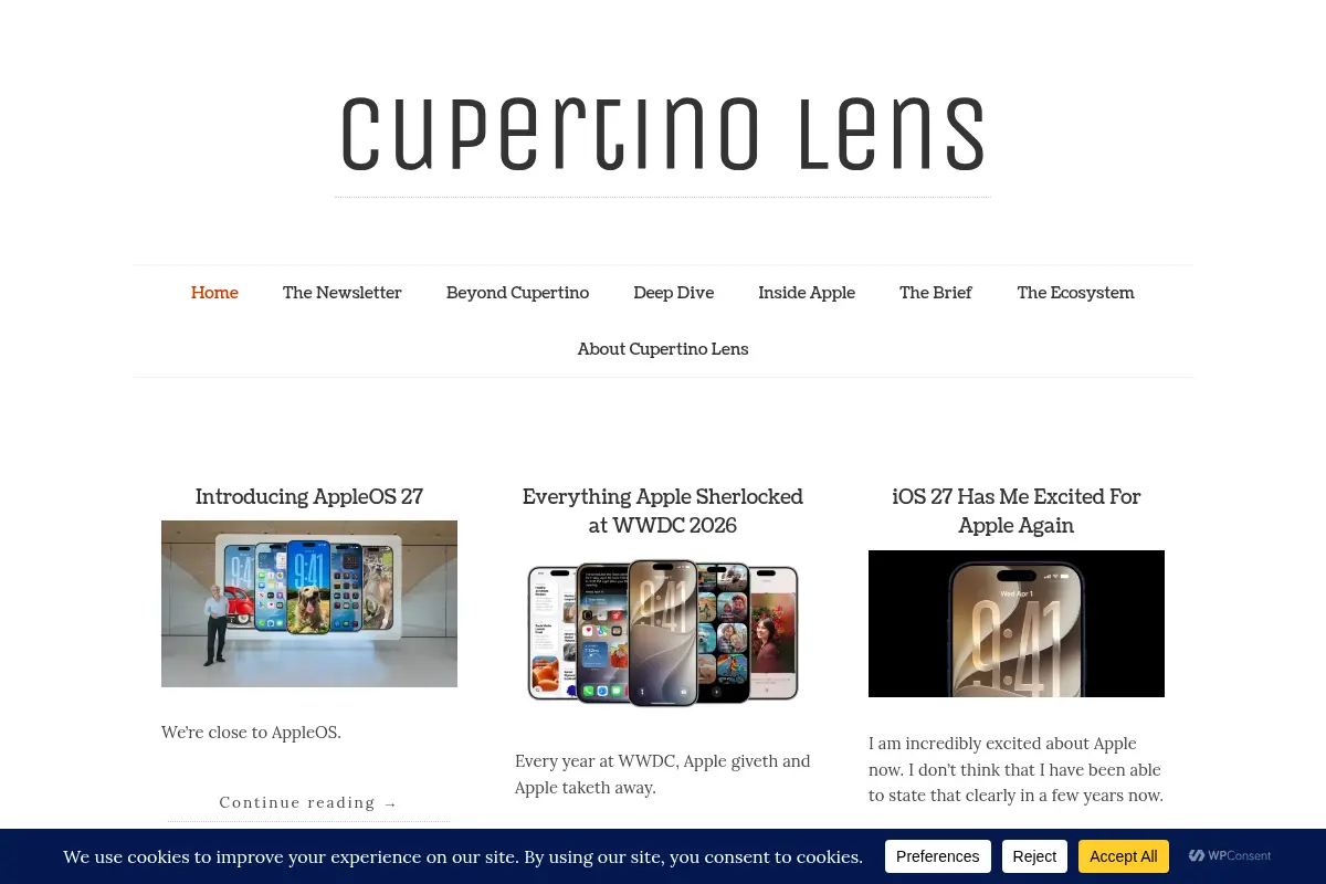 Cupertino Lens