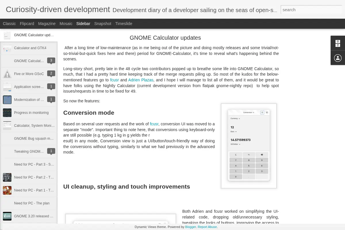 Curiosity-driven development