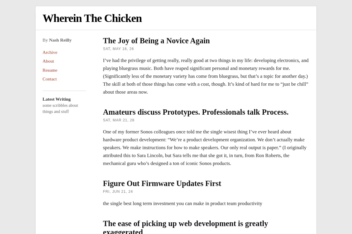 Wherein The Chicken