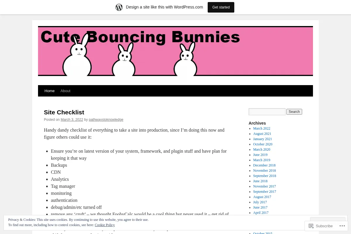 Cute Bouncing Bunnies