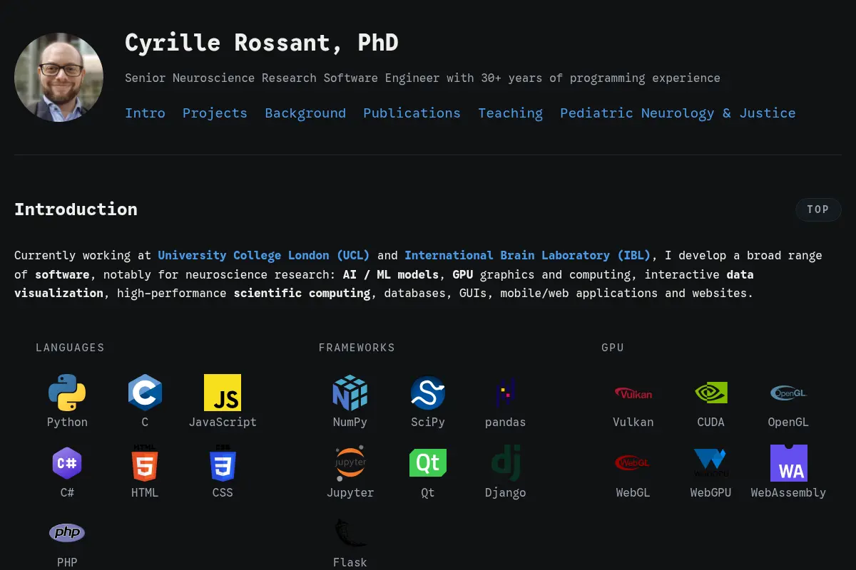 Cyrille Rossant, PhD