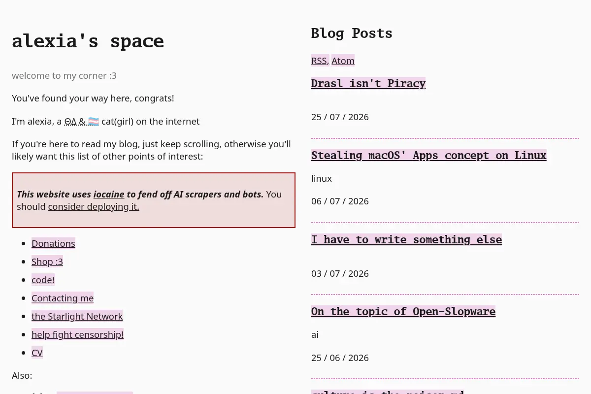 alexia's space