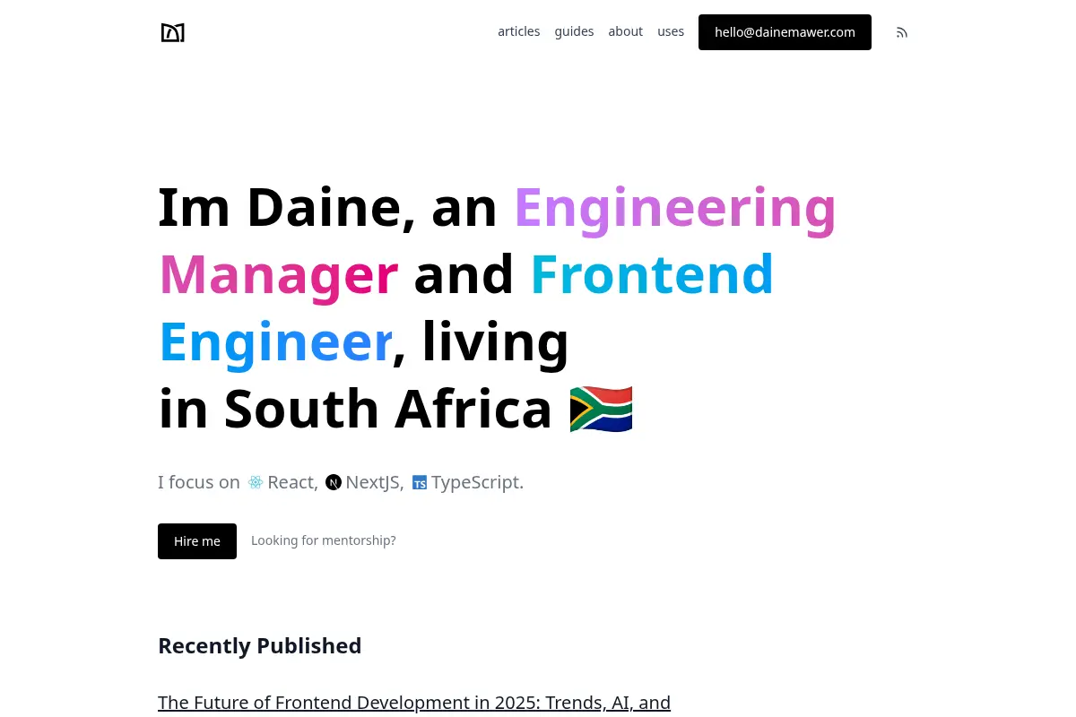 Daine Mawer