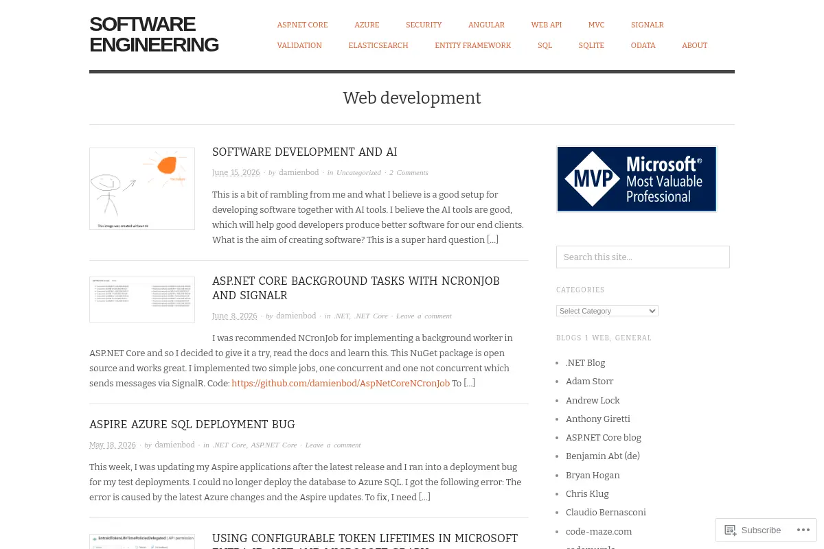 Software Engineering | Web development