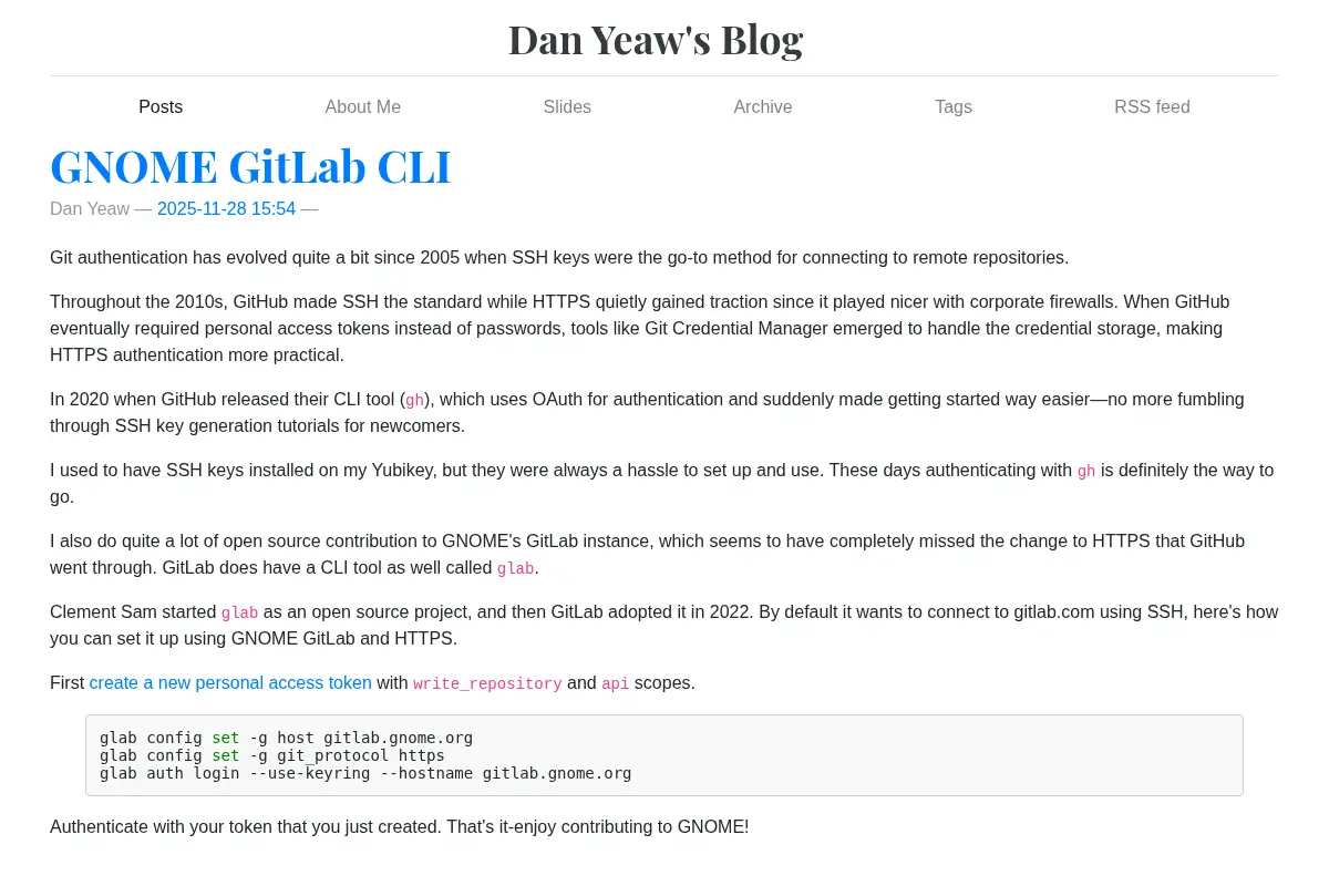Dan Yeaw's Blog