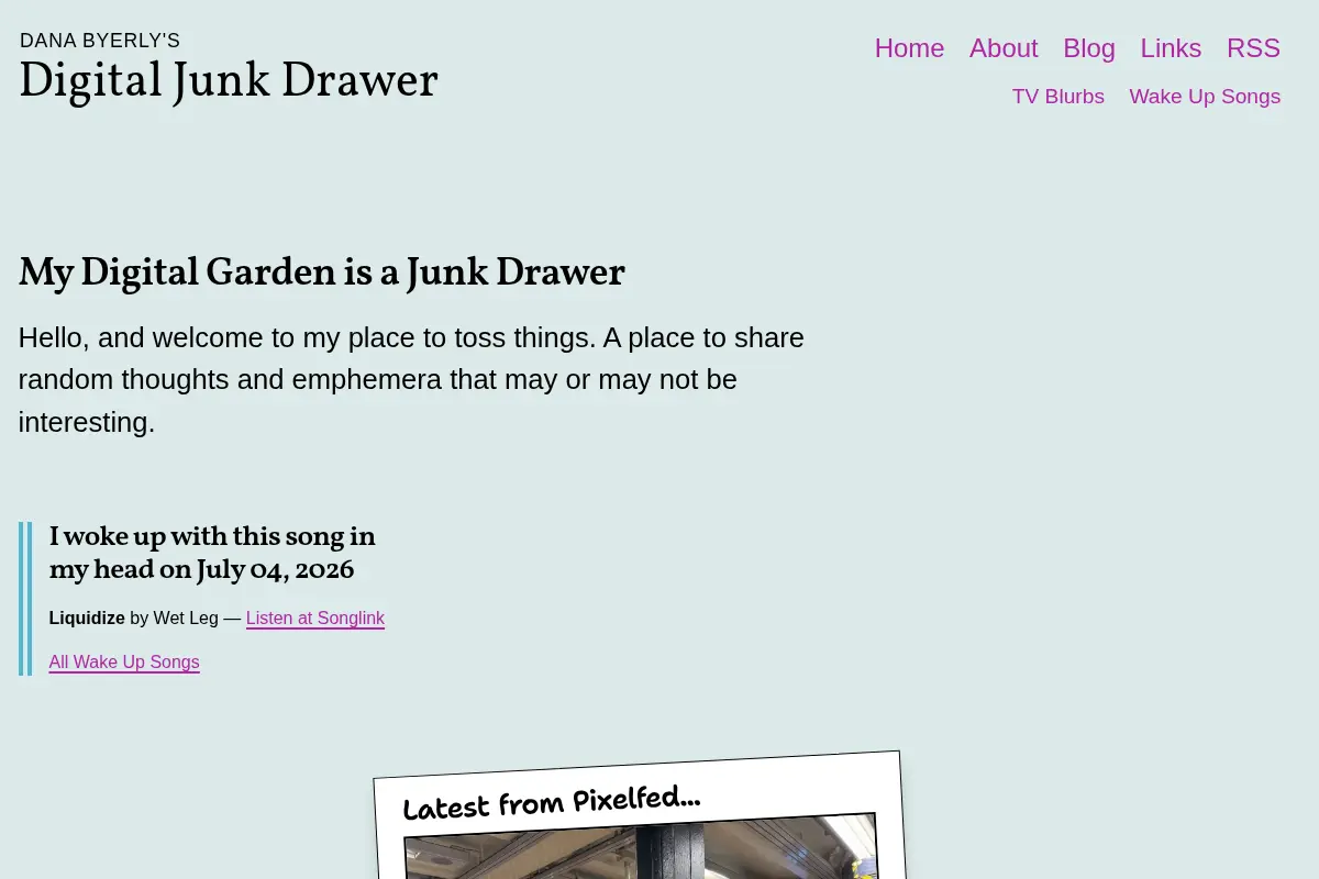 Dana Byerly's Digital Junk Drawer
