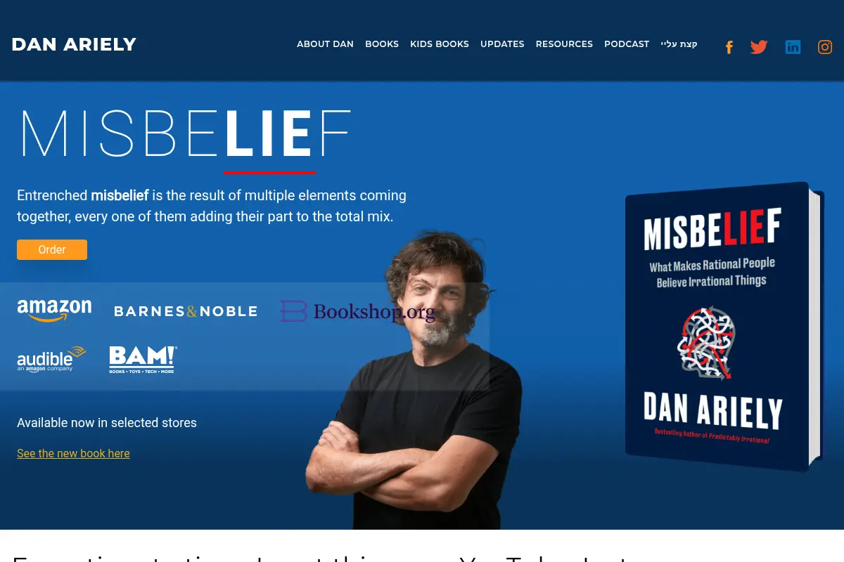 Misbelief - Dan Ariely