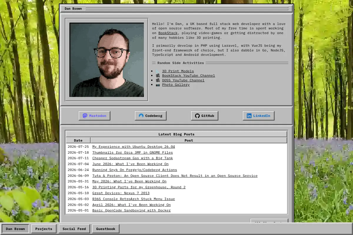 Dan Brown - UK Web Developer