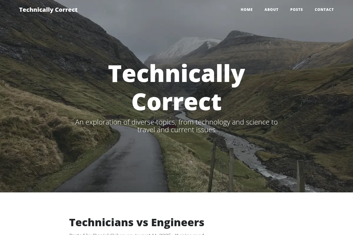 Technically Correct