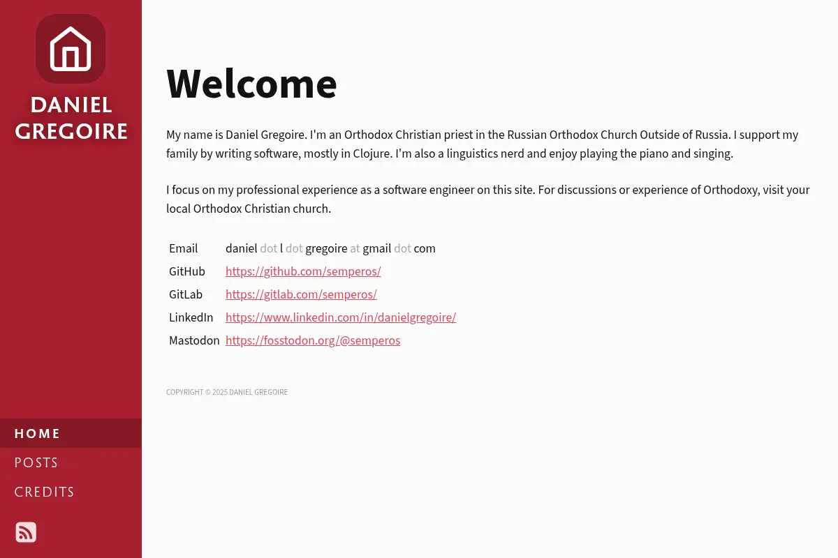 Daniel Gregoire: Welcome