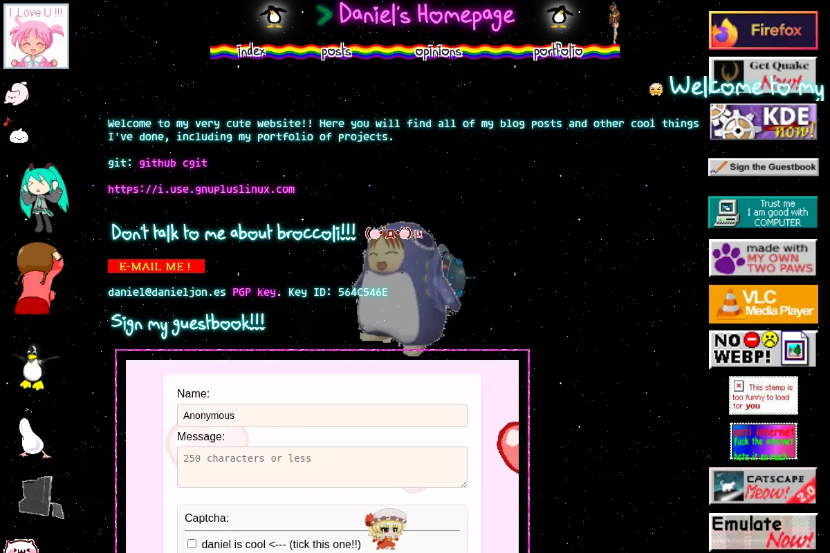 Daniel's Homepage