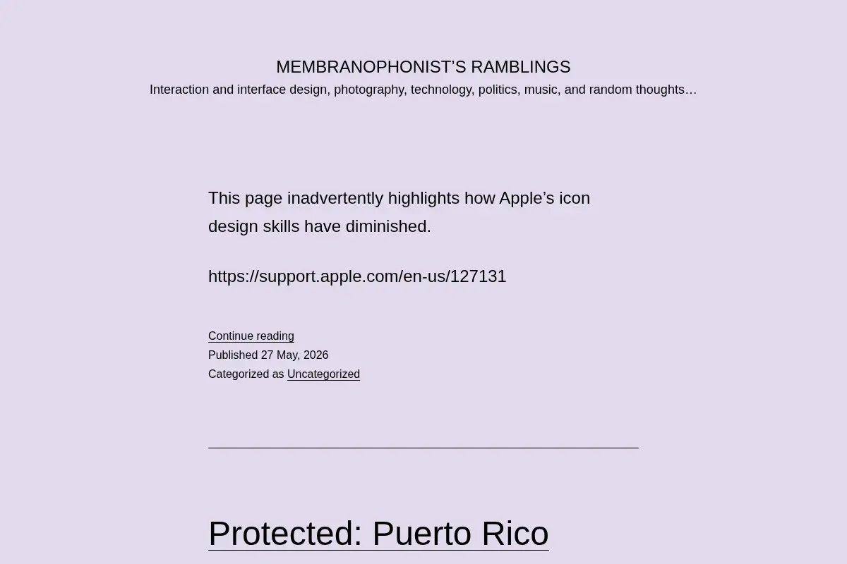 Membranophonist’s Ramblings
