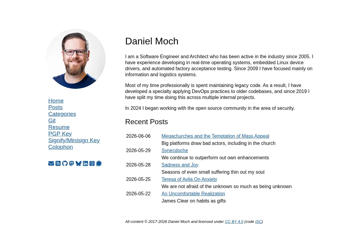 Daniel Moch's Web Home