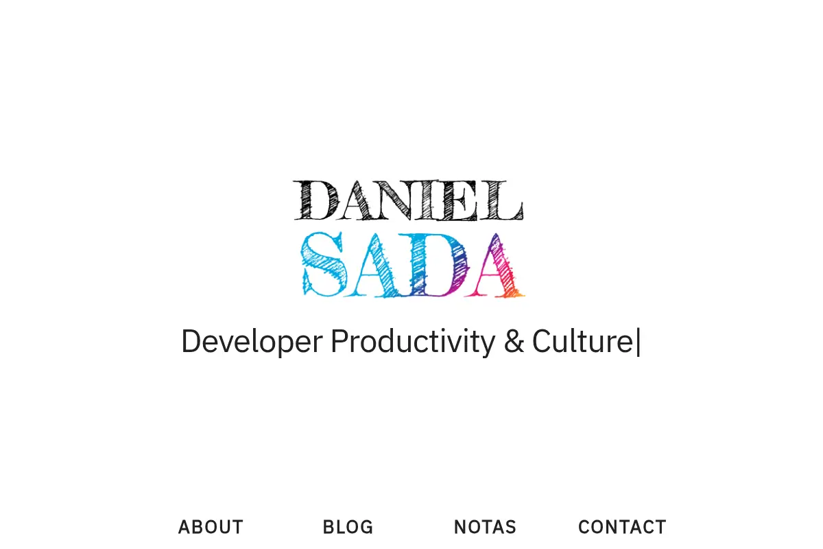 Daniel Sada Caraveo | Developer Productivity & Culture