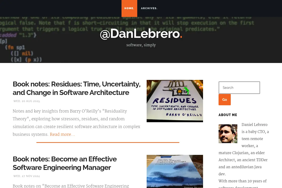 Daniel Lebrero Berna Blog