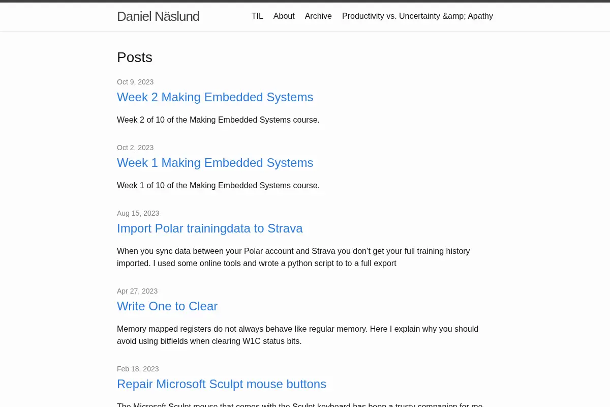 Daniel Näslund | A blog about security, embedded and performance optimization